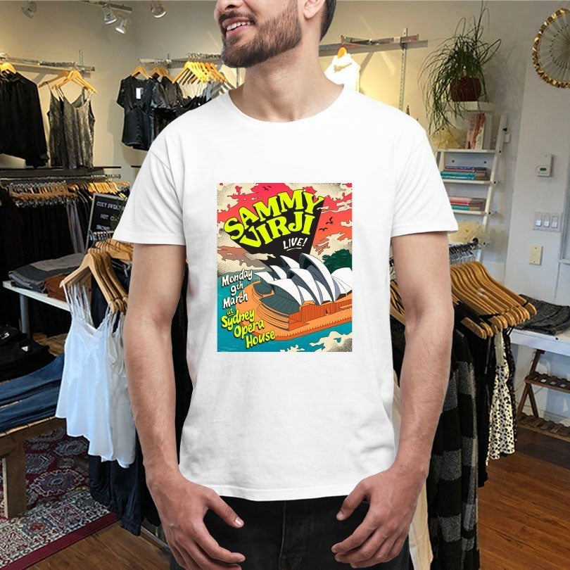 Sammy Virji Sydney Opera House March 9 2026 Shirts