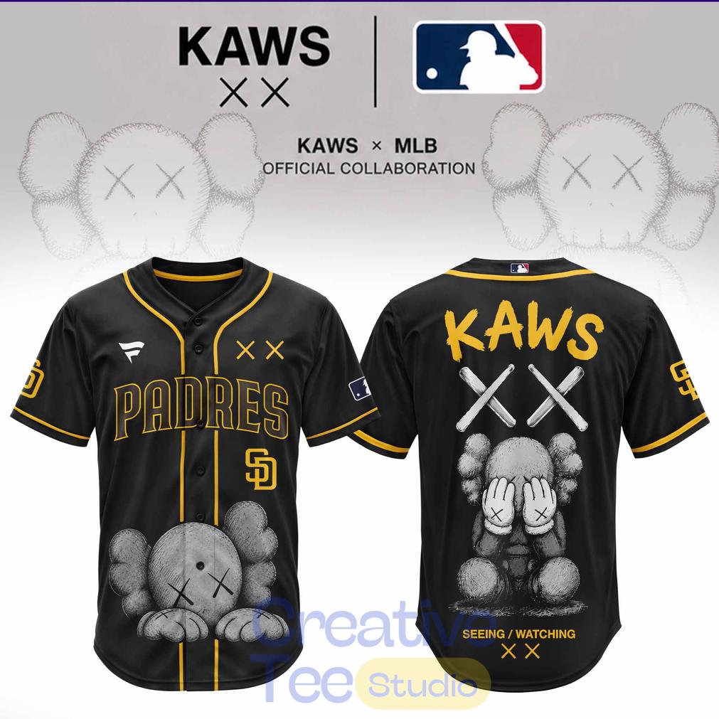 San Diego Padres x KAWS Blackout Baseball Jersey
