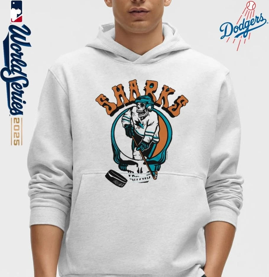 San Jose Sharks Homage Grateful Dead T-Shirt