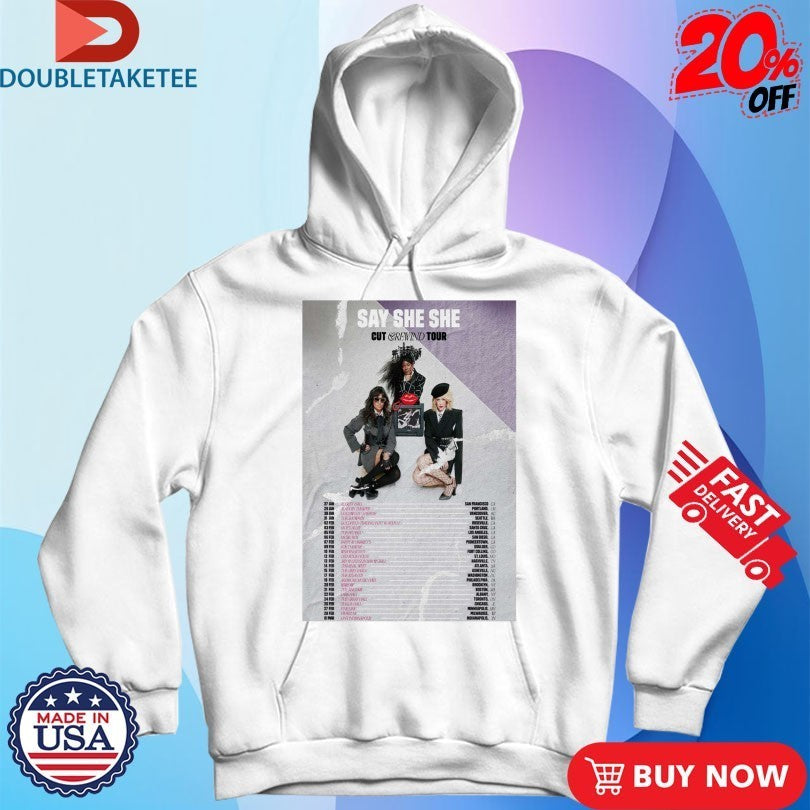 Say She She Cut & Rewind US Tour 2026 Dates Shirts