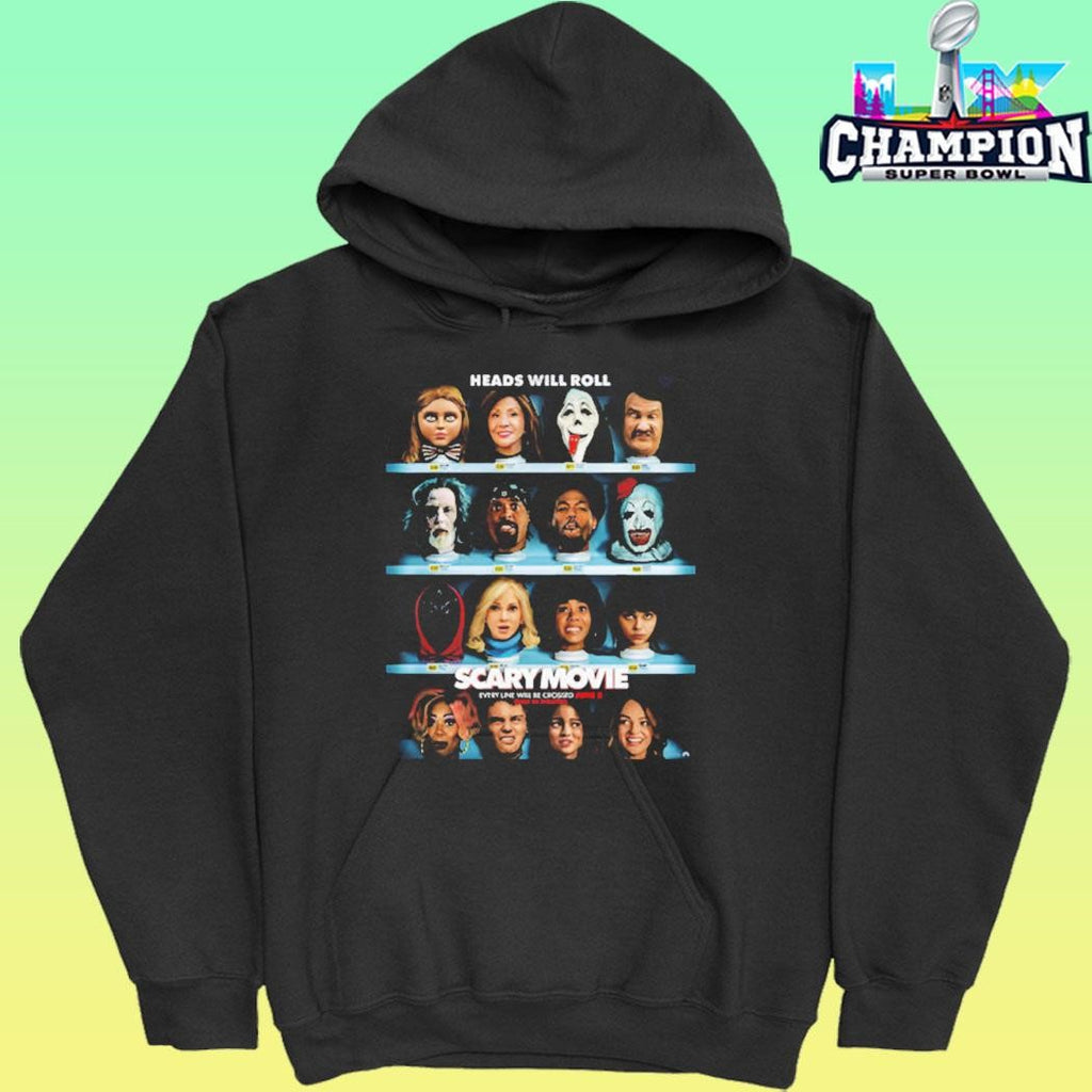 Scary Movie 6 Head With Roll In Theaters On June 5 2026 Shirt