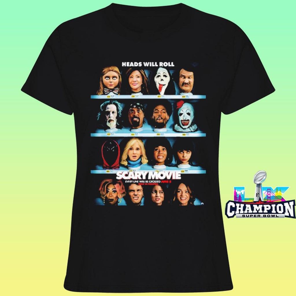 Scary Movie 6 Head With Roll In Theaters On June 5 2026 Shirt