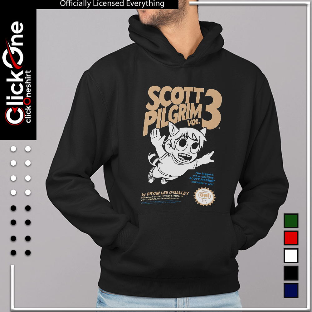 Scott Pilgrim Vol 3 by Bryan Lee O Malley The biggest most exciting adventure shirt