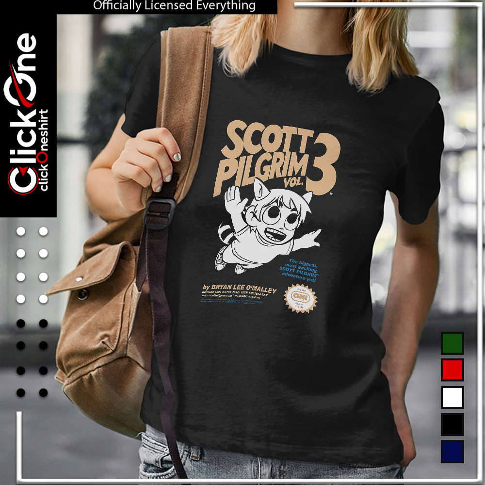 Scott Pilgrim Vol 3 by Bryan Lee O Malley The biggest most exciting adventure shirt