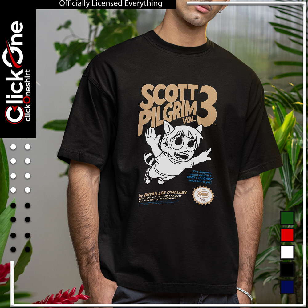 Scott Pilgrim Vol 3 by Bryan Lee O Malley The biggest most exciting adventure shirt