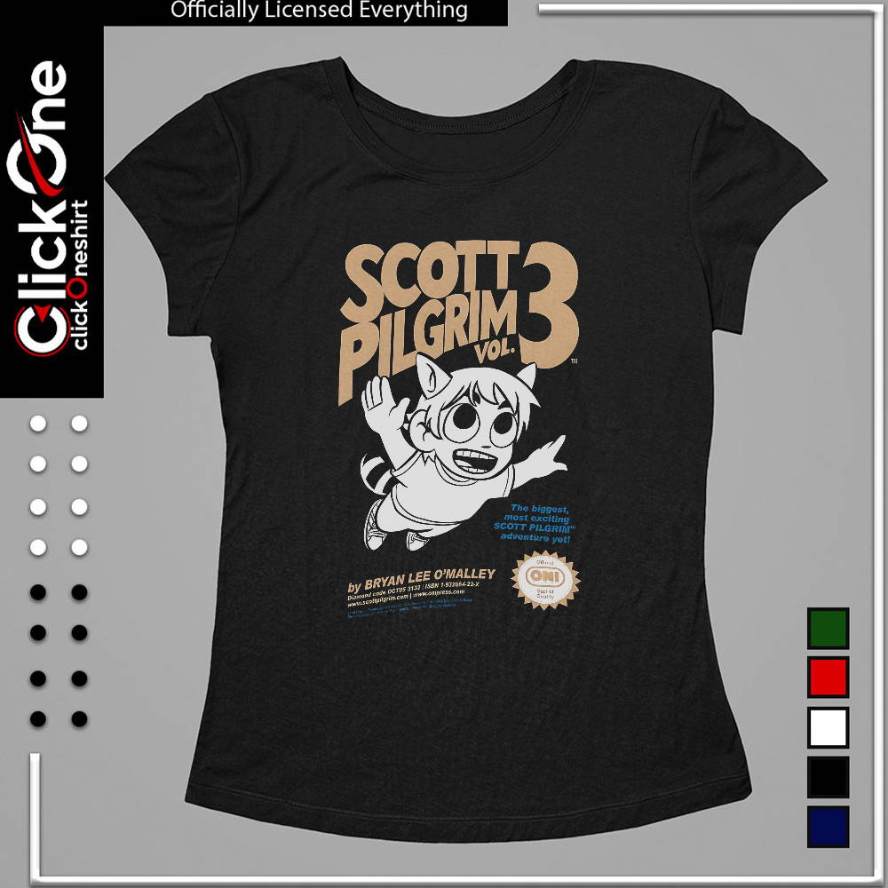Scott Pilgrim Vol 3 by Bryan Lee O Malley The biggest most exciting adventure shirt