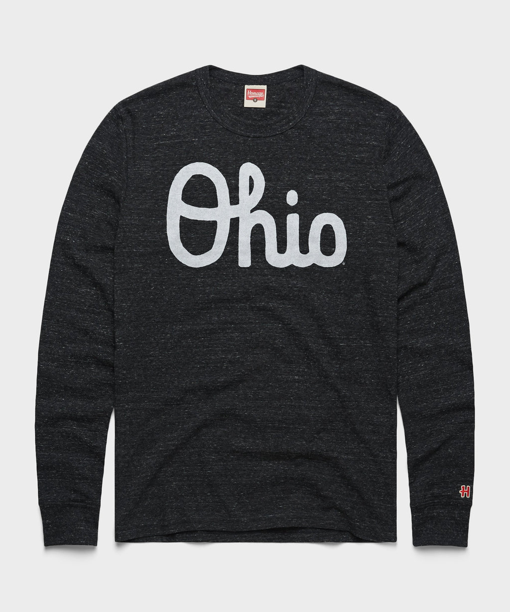 Script Ohio Long Sleeve Tee