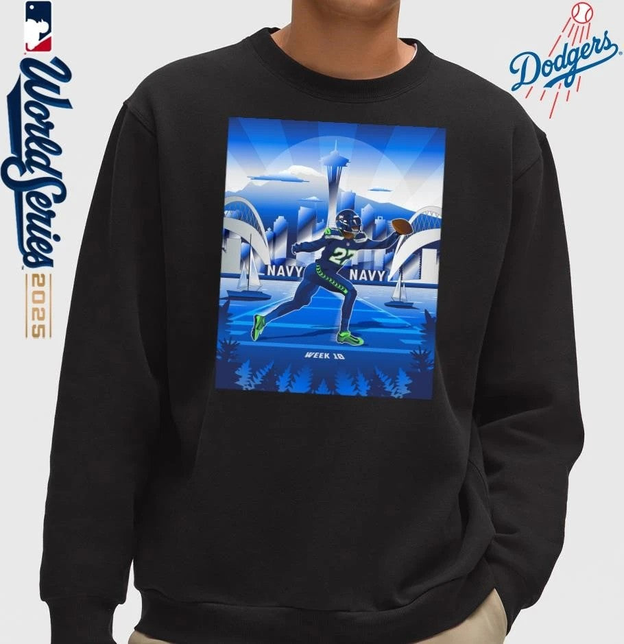 Seahawks vs. Cardinals Week 10 2025 Reveal Uniform Combo T-Shirt