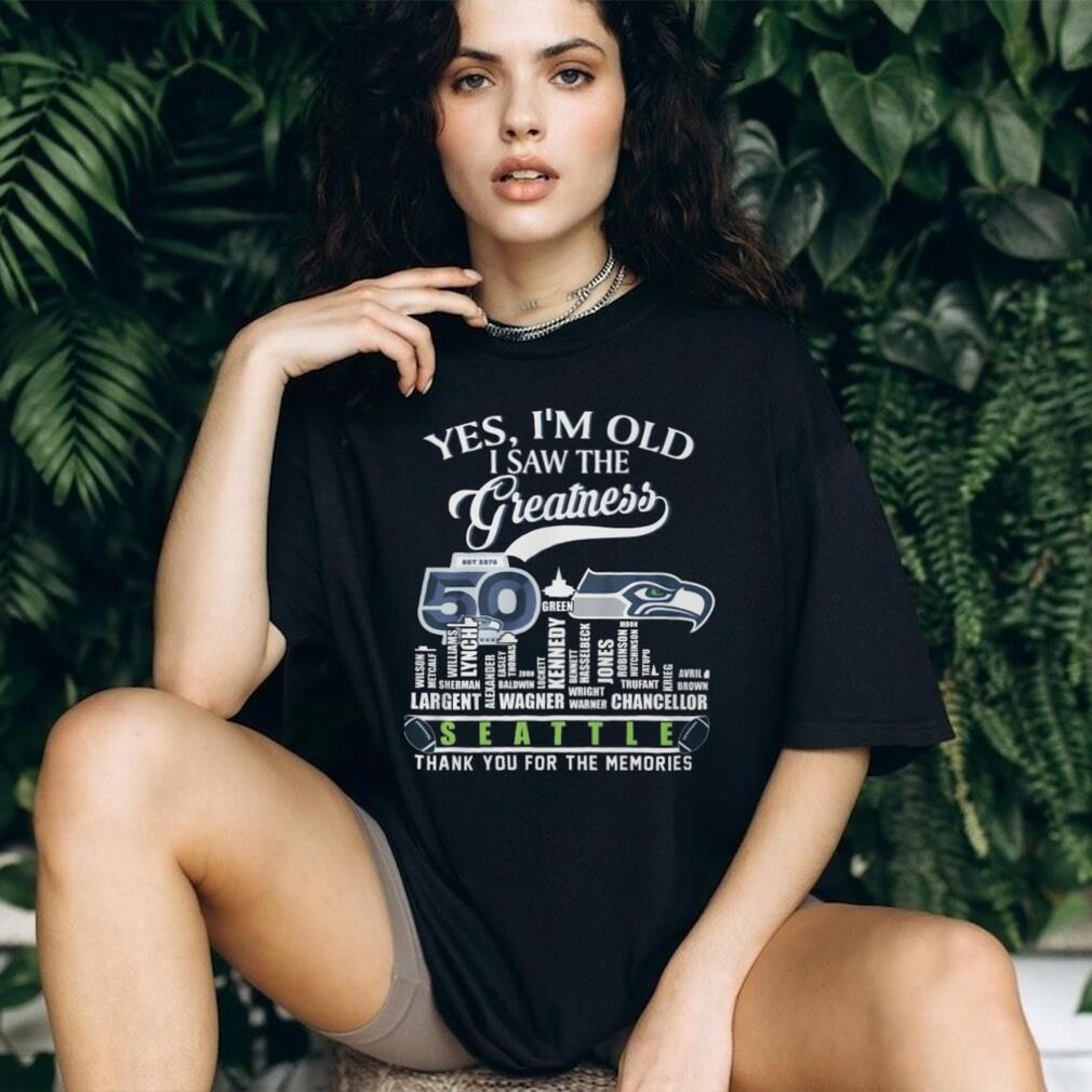 Seattle Football 50th Anniversary Legends & Players Name List Shirt