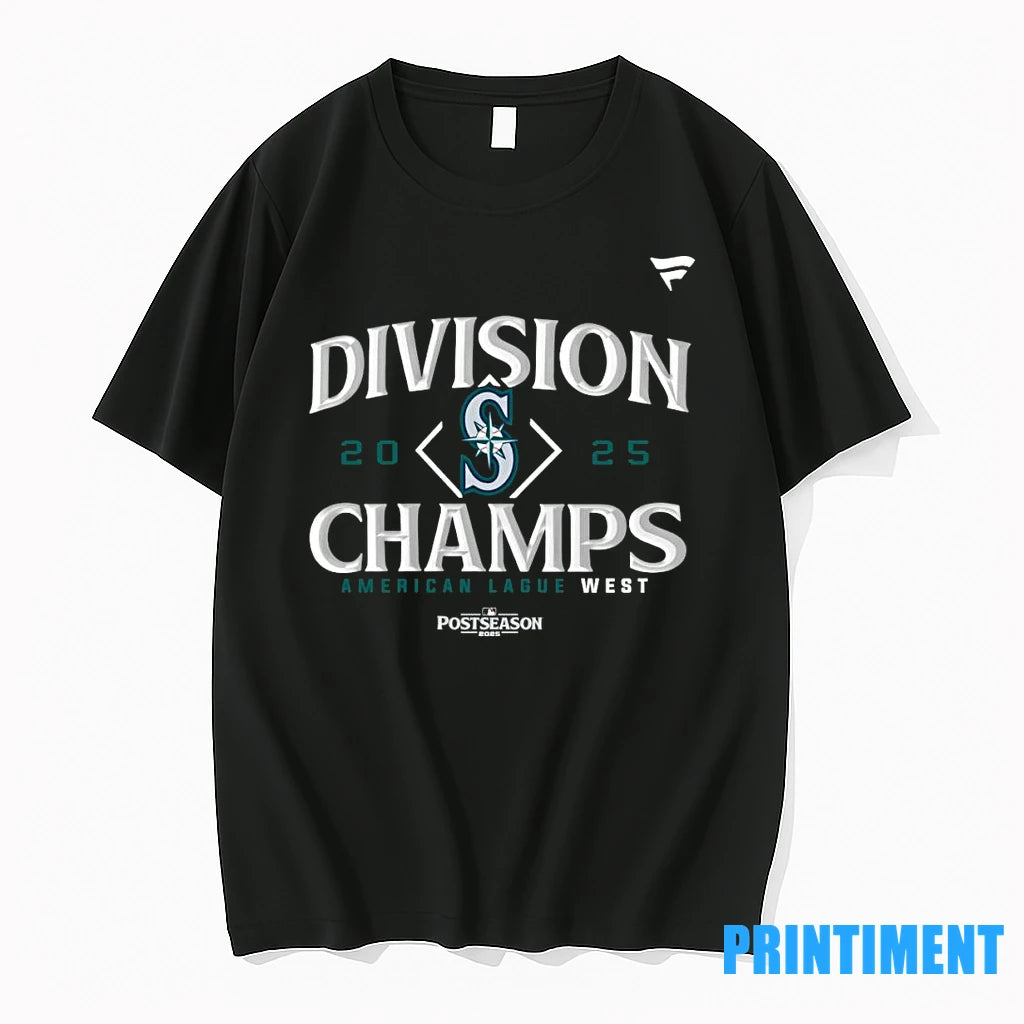 Seattle Mariners Division Champs 2025 Al West Champions Tshirts Sweater