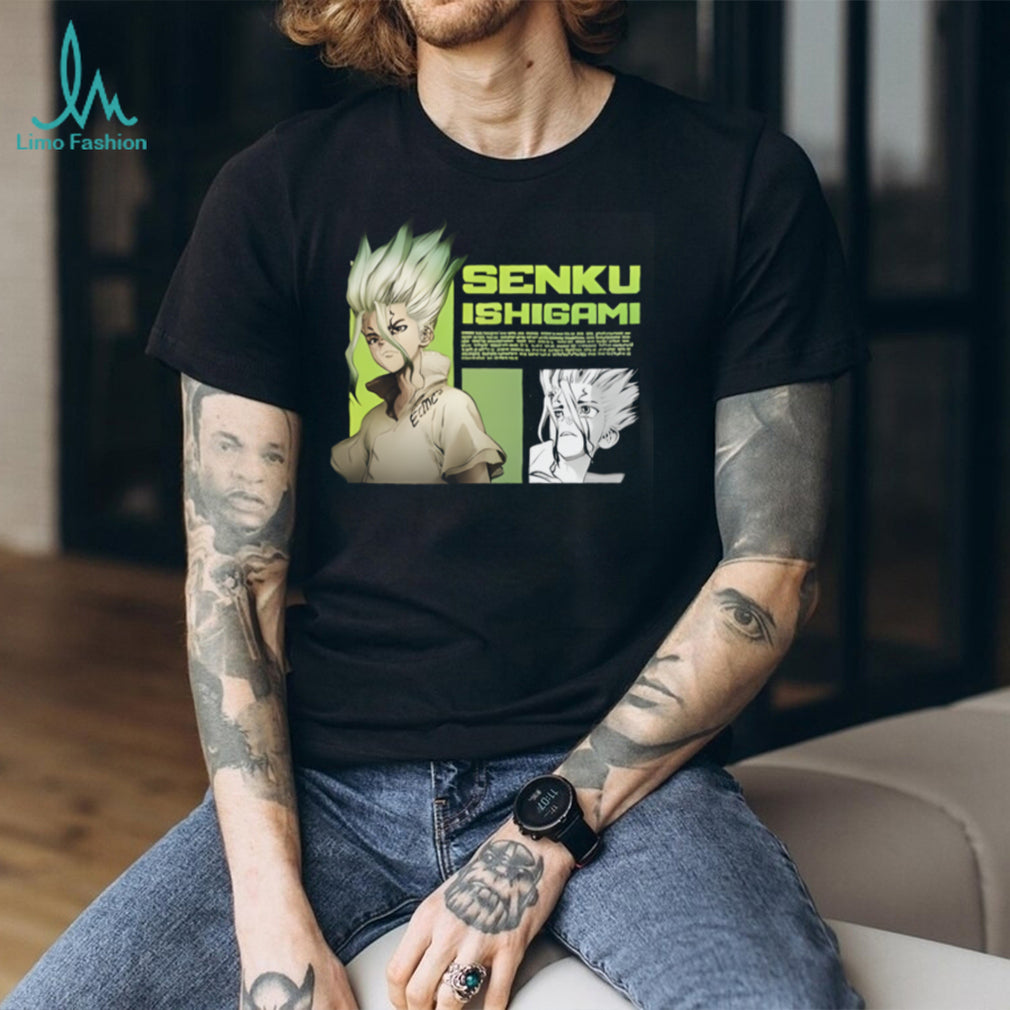 Senku Ishigami Dr. Stone Anime Graphic Tee Science Kingdom Streetwear