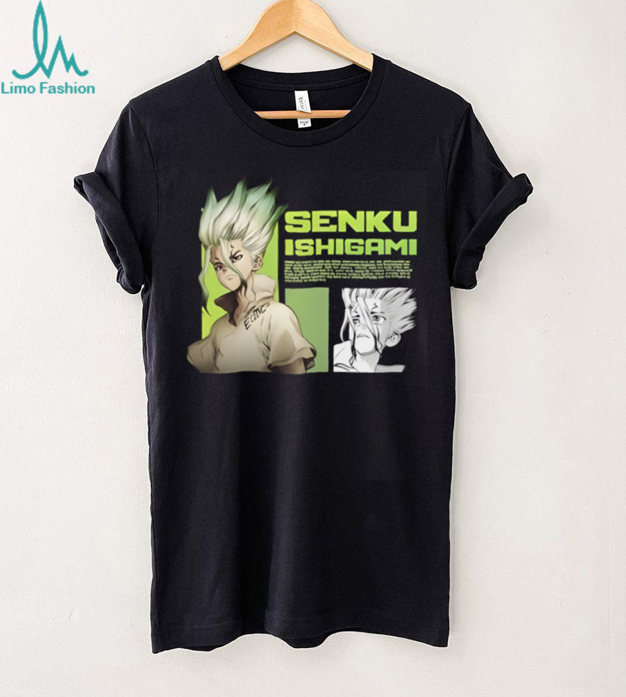 Senku Ishigami Dr. Stone Anime Graphic Tee Science Kingdom Streetwear