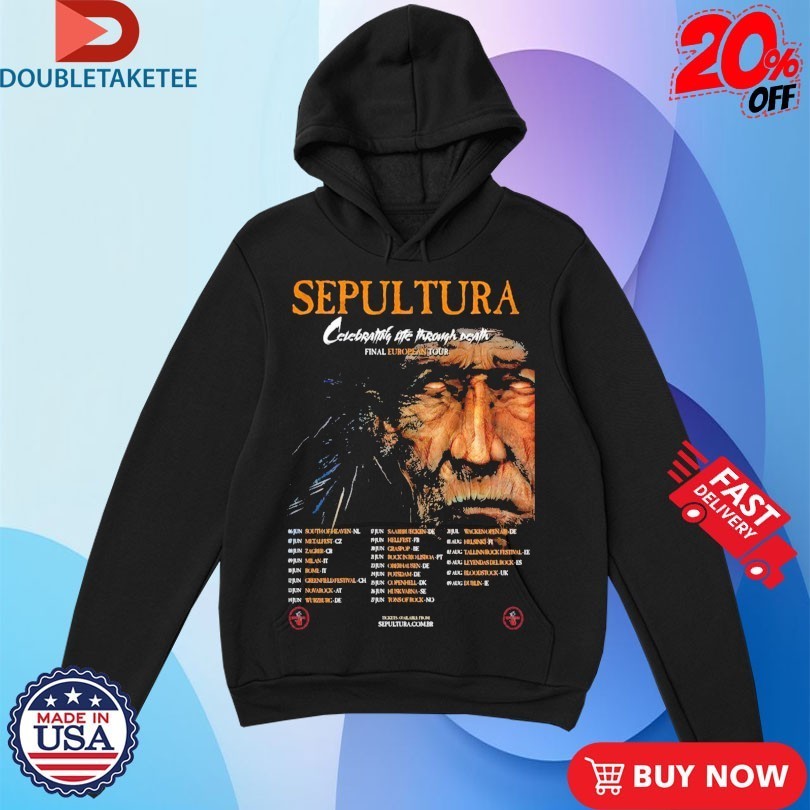 Sepultura Celebrating Life Through Death Final European Tour 2026 Dates Shirts
