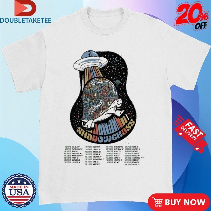 Shadowgrass 2025 Summer Tour UFO Turtle Shirts