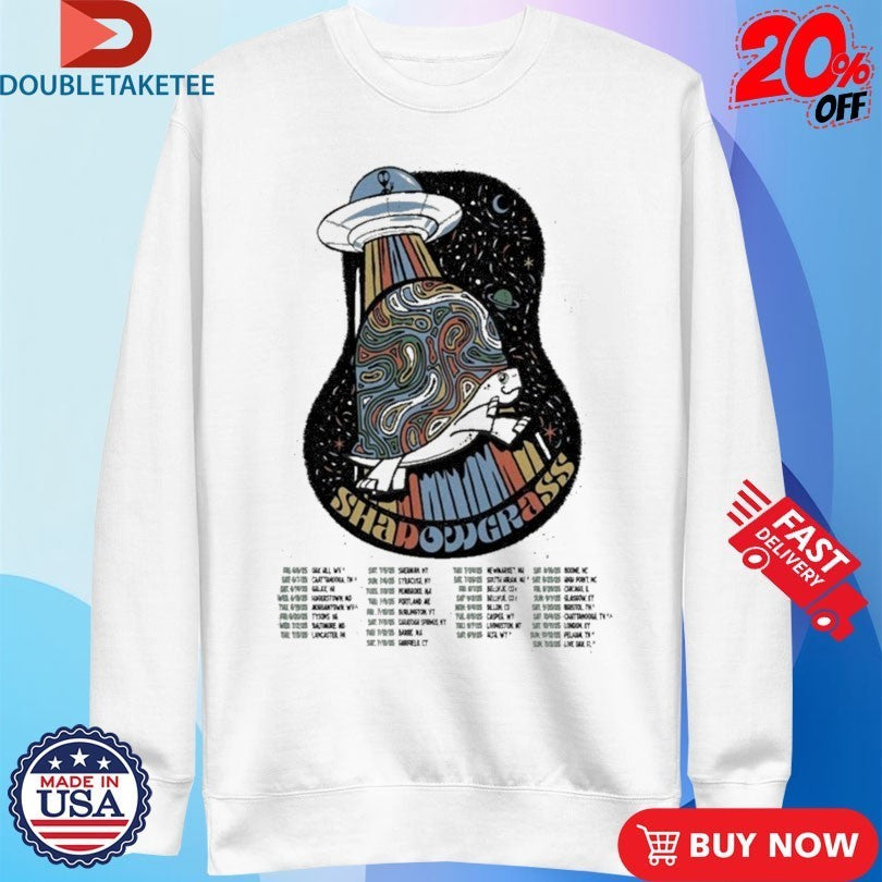 Shadowgrass 2025 Summer Tour UFO Turtle Shirts