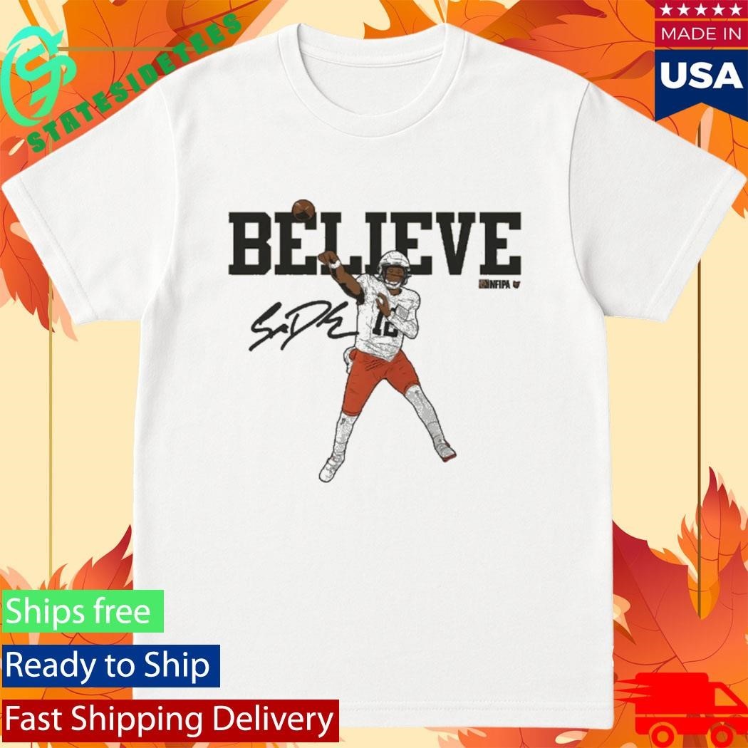 Shedeur Sanders Believe Cleveland Football Shirt