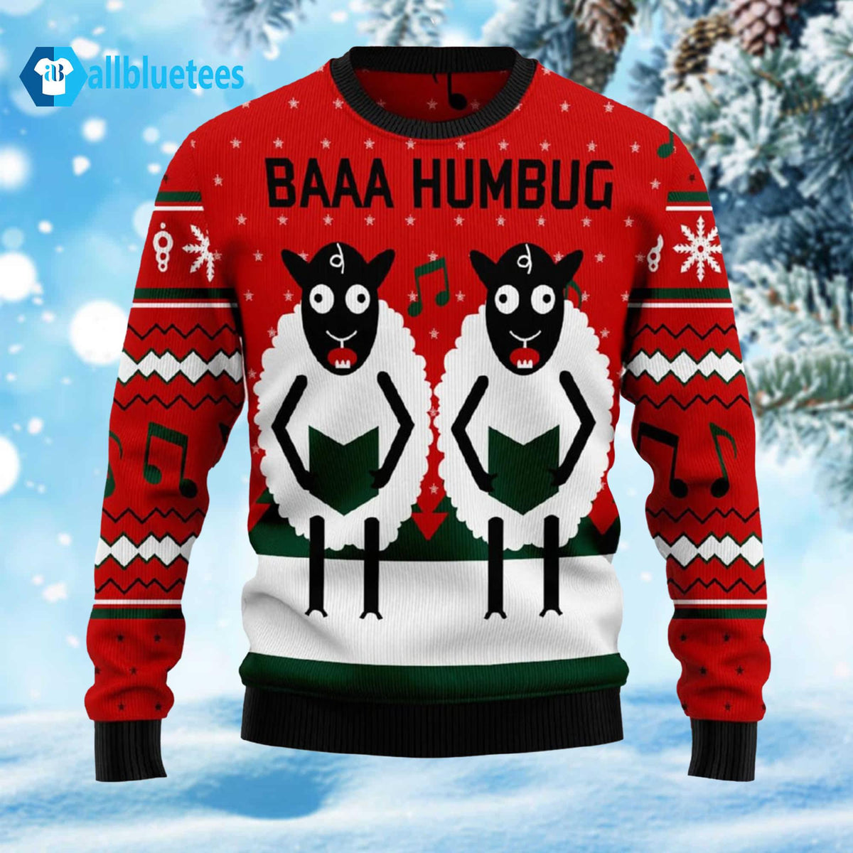 Sheep Lalala Ugly Christmas Sweater