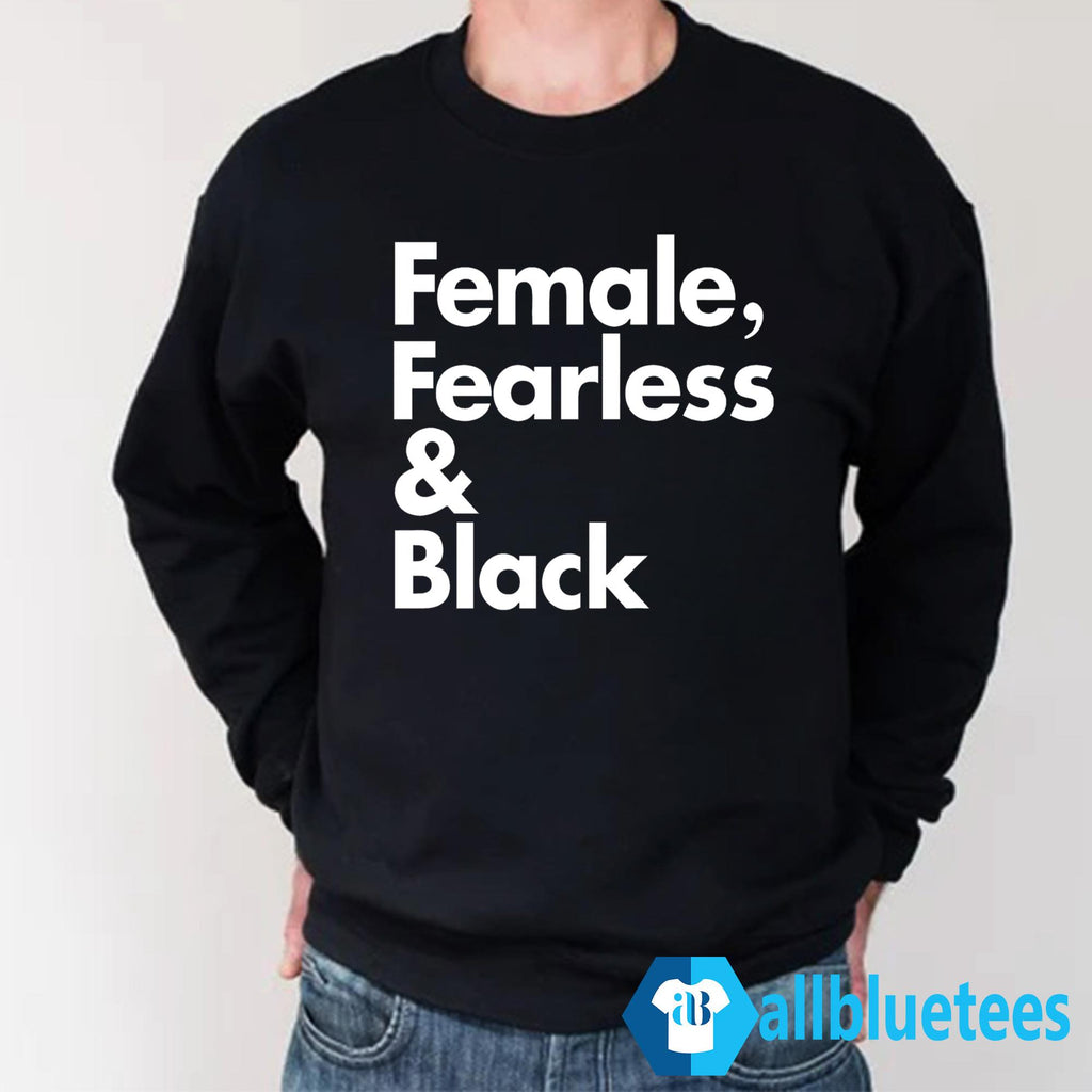 Sheryl Swoopes Female Fearless And Black Shirt