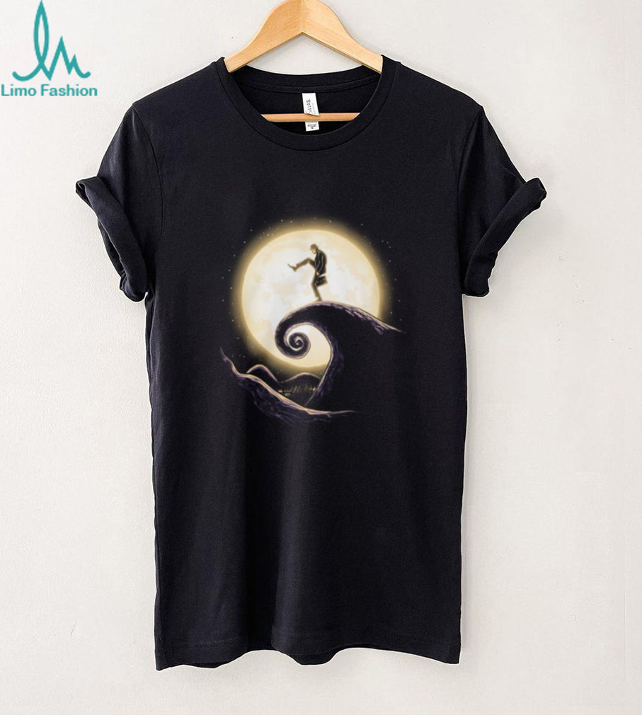 Silly Walks x Nightmare Before Christmas Mashup Moon T Shirt