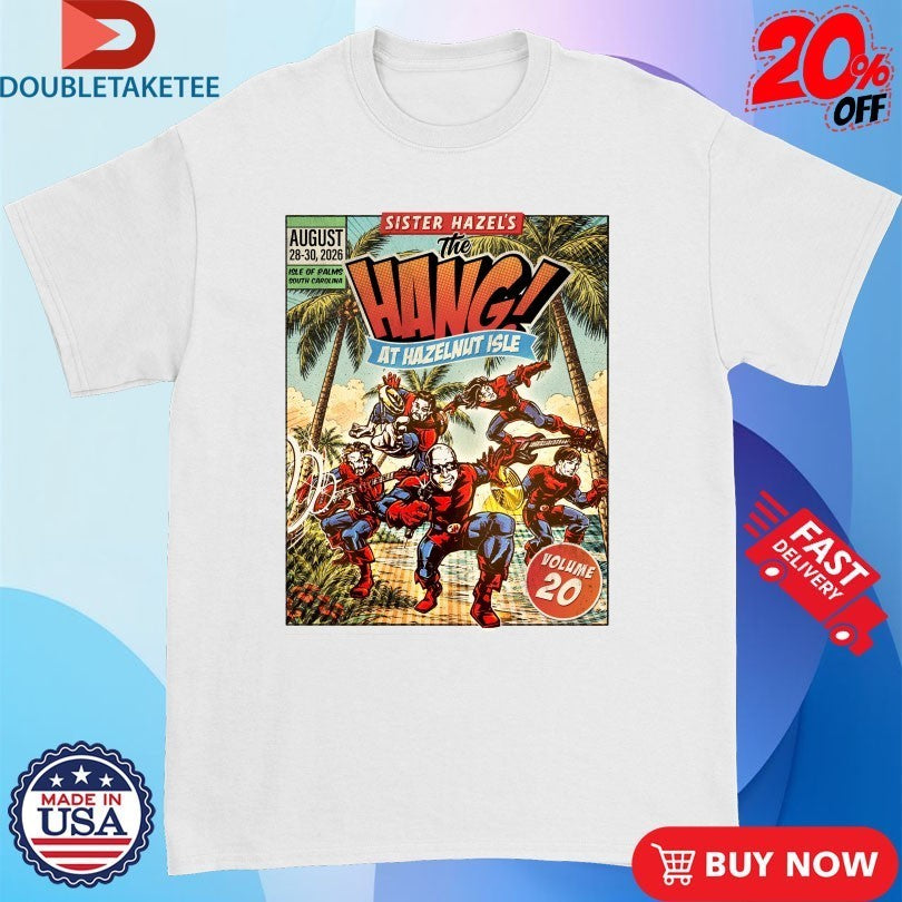 Sister Hazel Aug 28-30 2026 In Isle of Palms, SC Tour Shirts