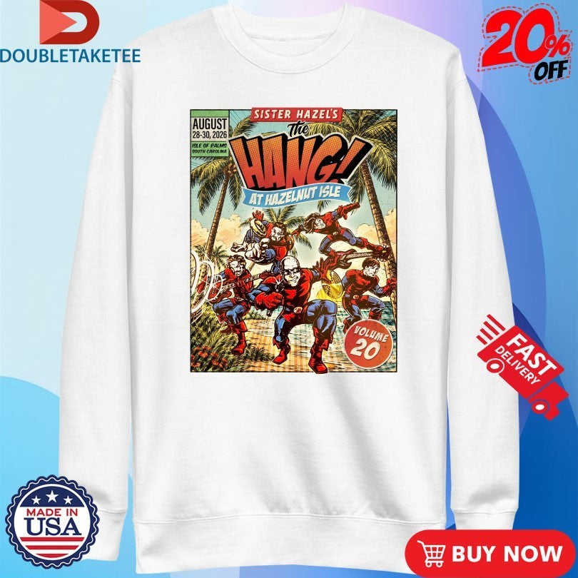 Sister Hazel Aug 28-30 2026 In Isle of Palms, SC Tour Shirts