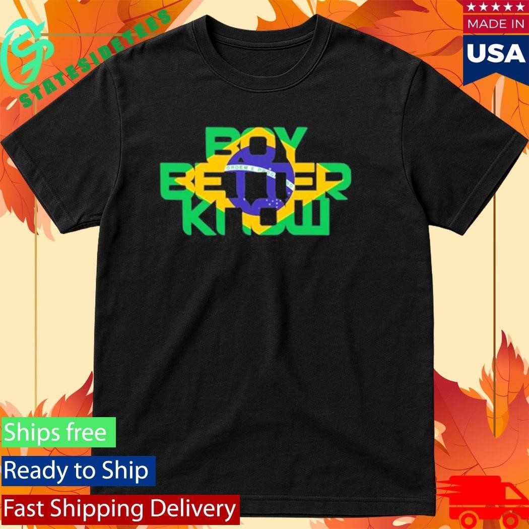 Skepta Boy Better Know Brazil Flag Shirt