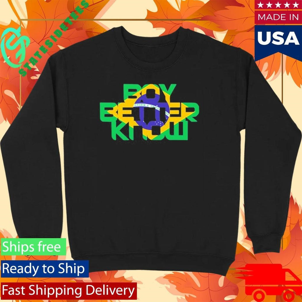 Skepta Boy Better Know Brazil Flag Shirt