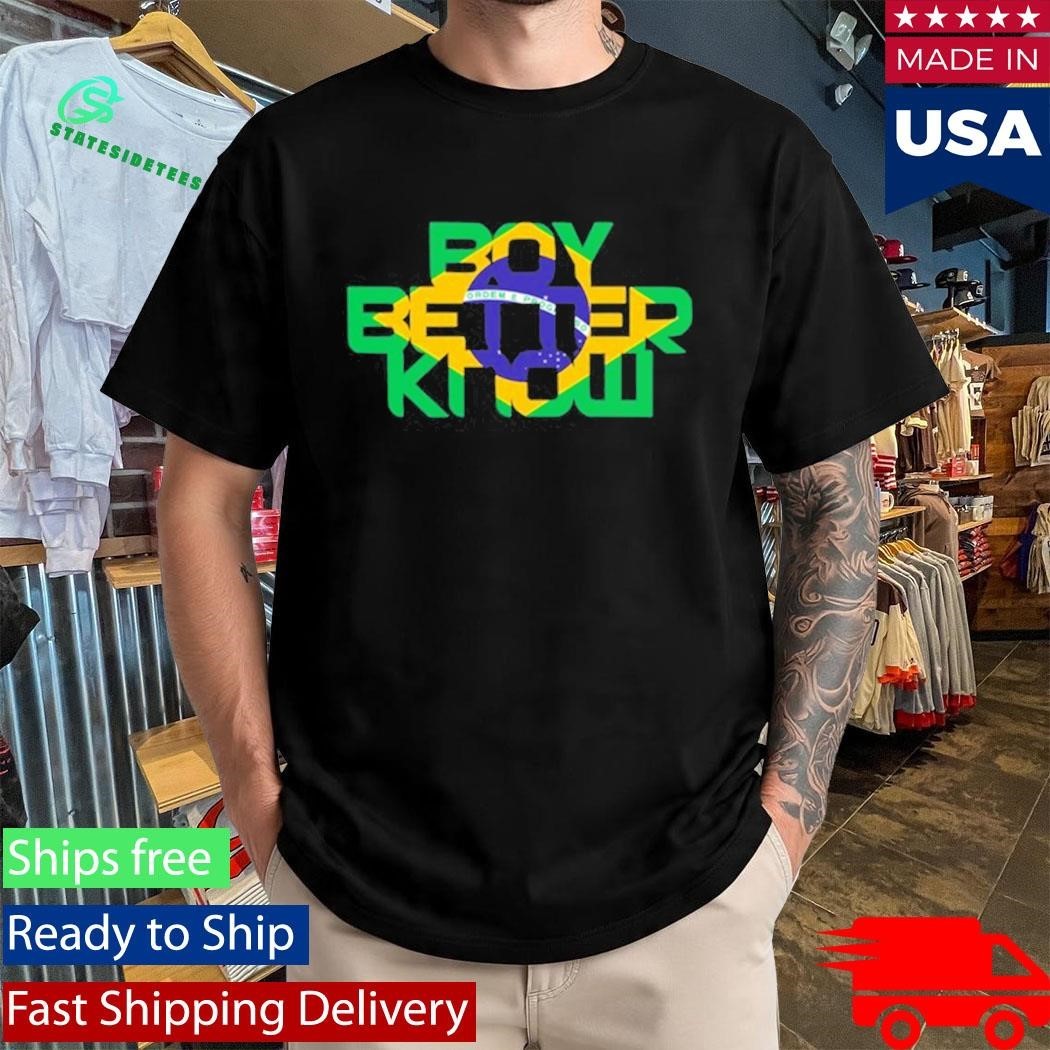 Skepta Boy Better Know Brazil Flag Shirt
