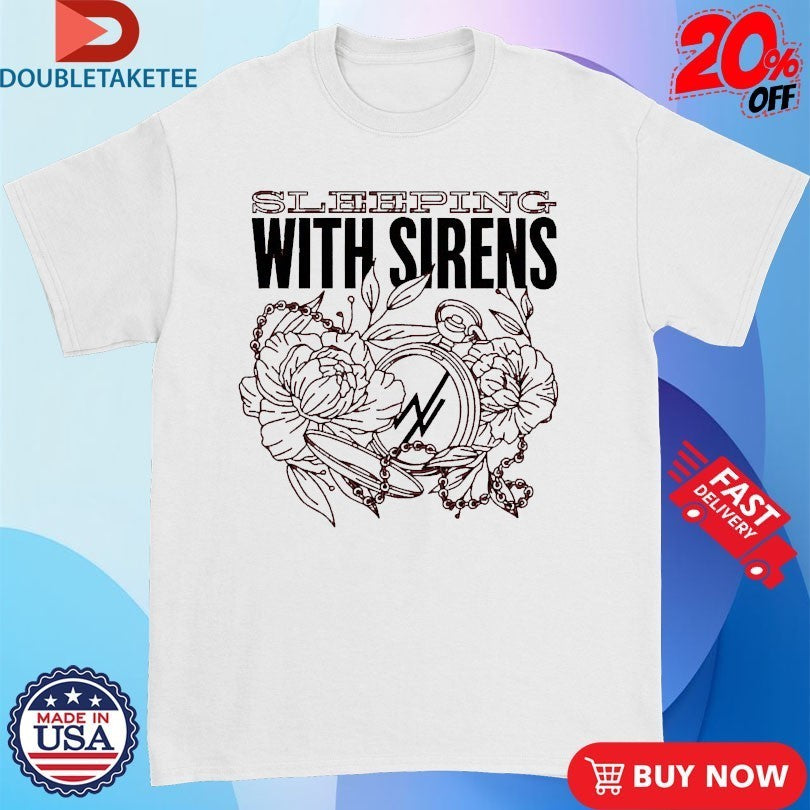 Sleeping With Sirens Floral Stopwatch Shirts
