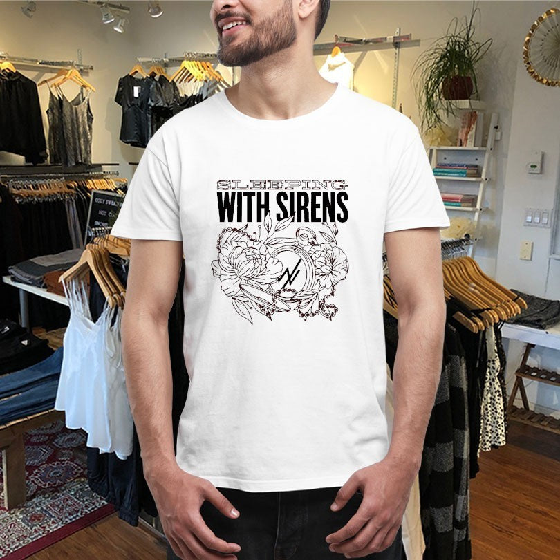 Sleeping With Sirens Floral Stopwatch Shirts