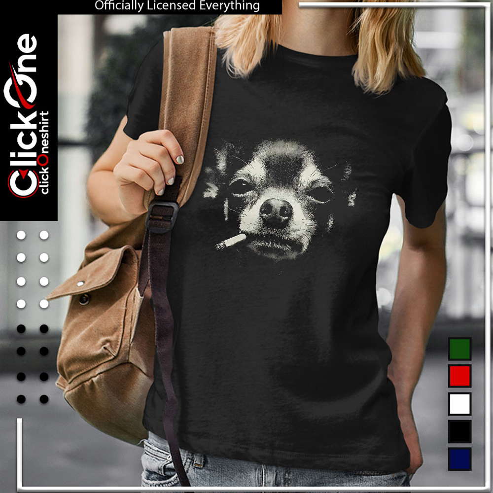 Smoking Chihuahua shirt
