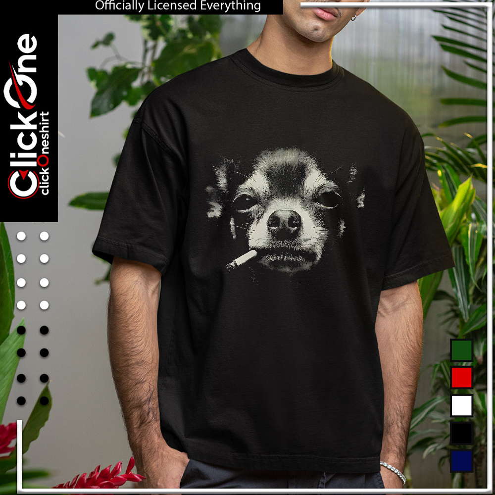 Smoking Chihuahua shirt