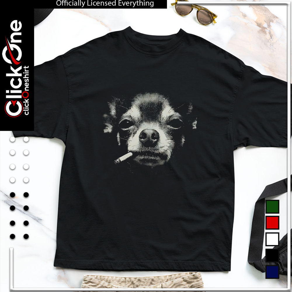 Smoking Chihuahua shirt