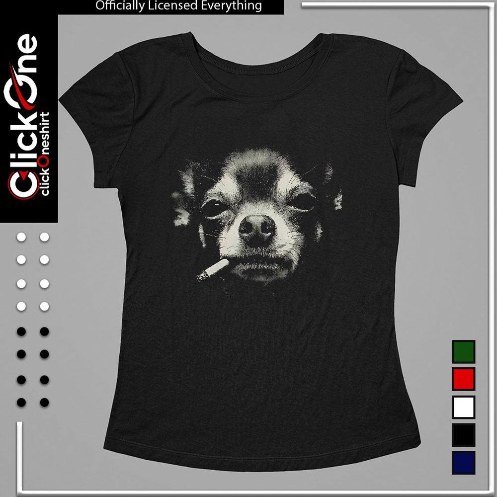 Smoking Chihuahua shirt