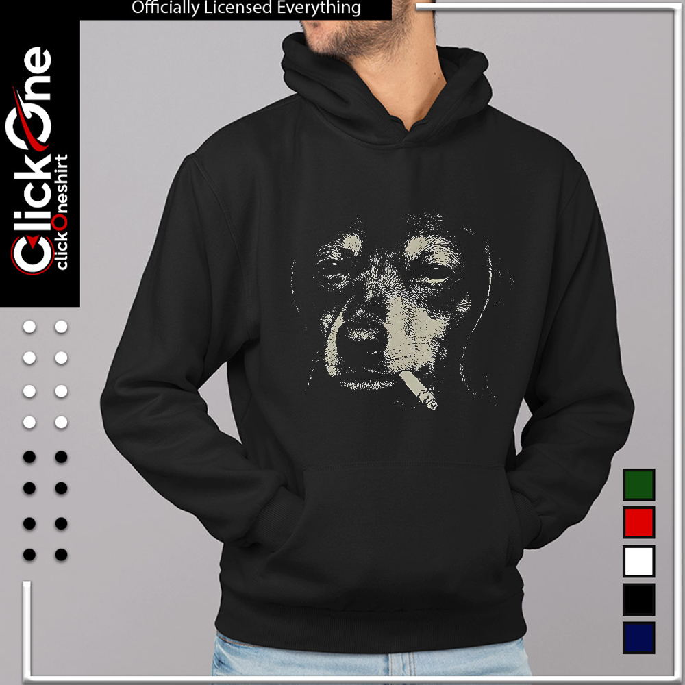 Smoking Dachshund shirt