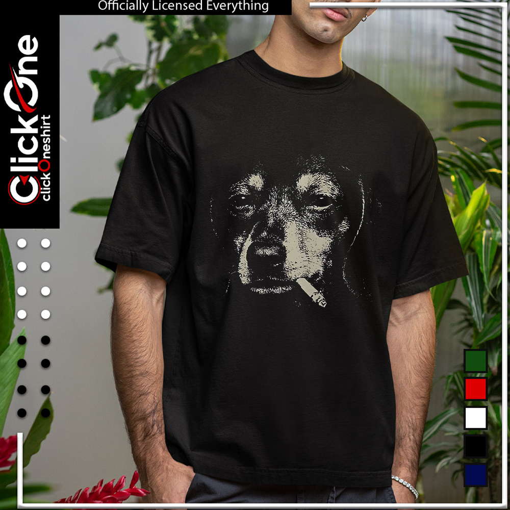 Smoking Dachshund shirt