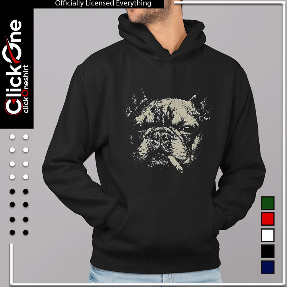 Smoking French Bulldog shirt
