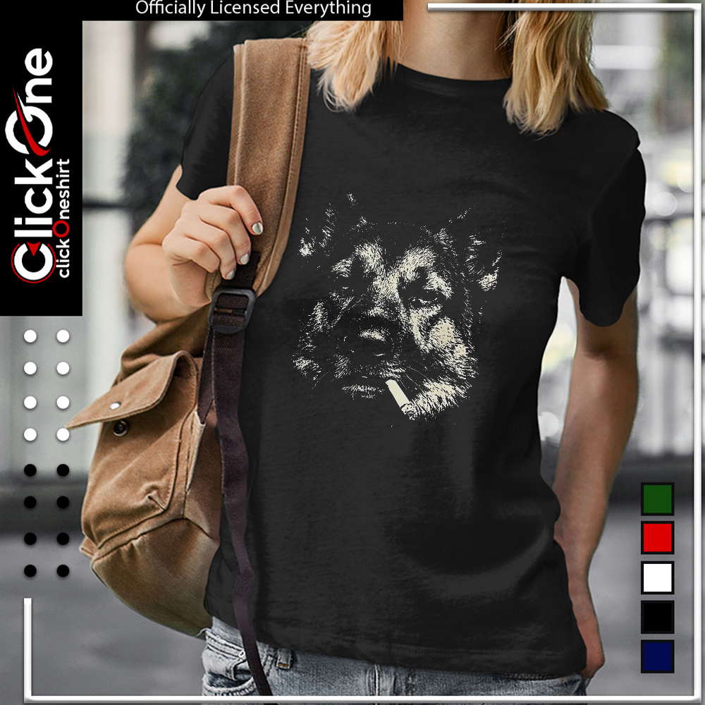 Smoking German Shepherd shirt