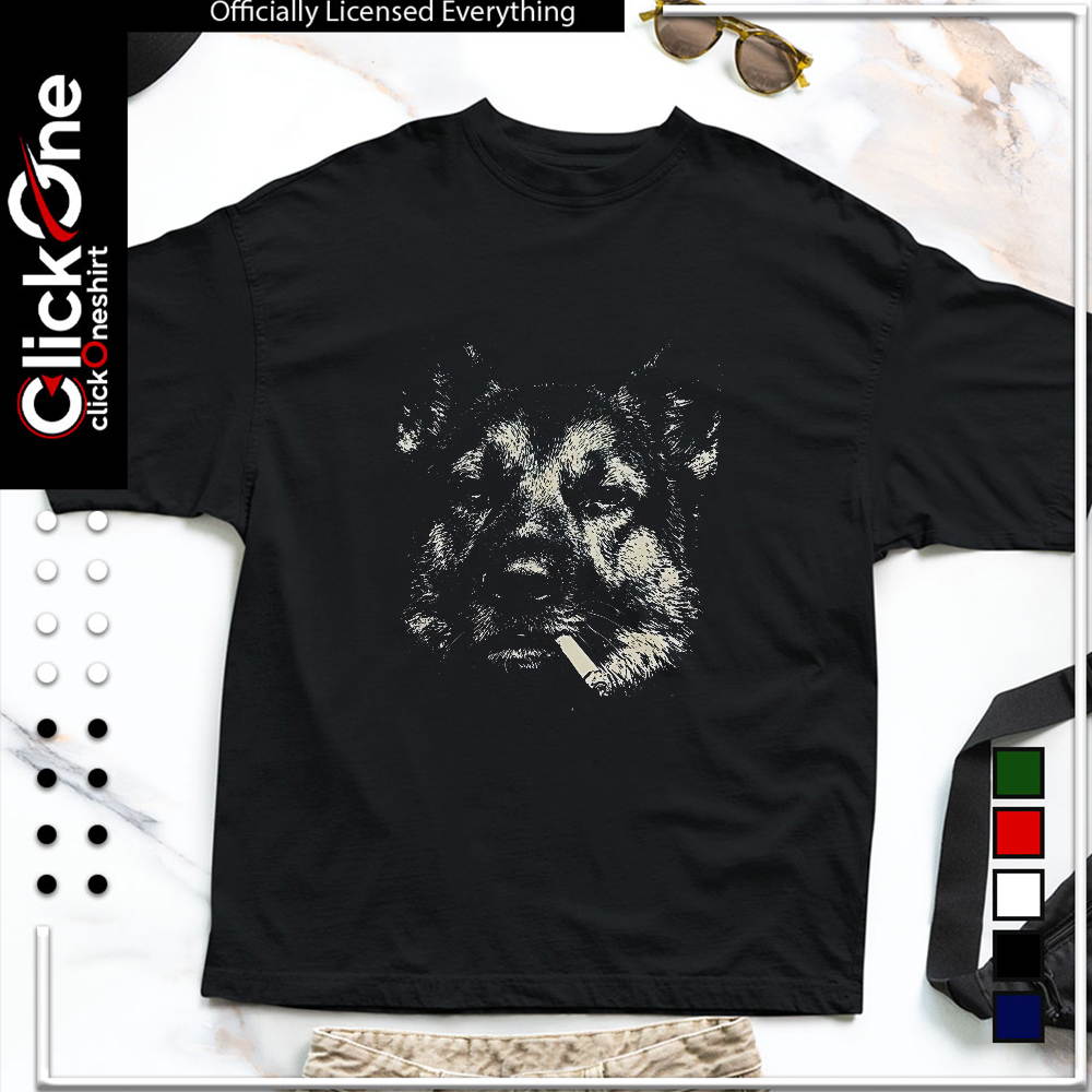 Smoking German Shepherd shirt