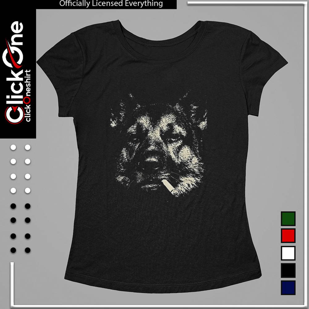 Smoking German Shepherd shirt