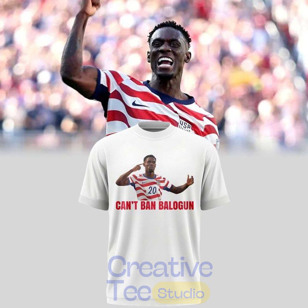 Soccer World Cup 2026 “Can’t Ban Balogun” T-Shirt