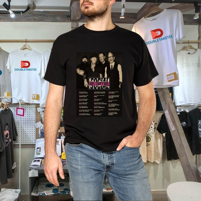 Social Distortion EU 2026 Shows Shirts