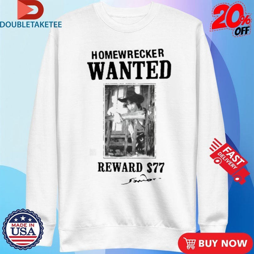 Sombr Homewrecker Wanted Reward T-shirts