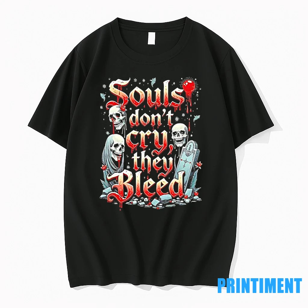 Souls Dont Cry They Bleed Halloween Tshirts Sweater
