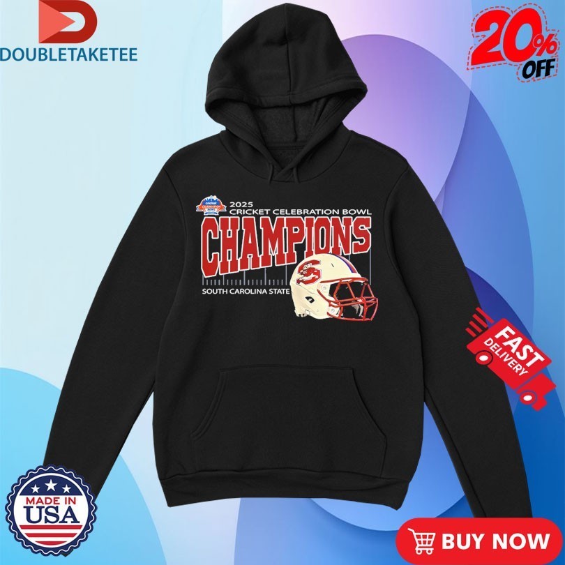 South Carolina State Are Cricket Celebration Bowl Champions At Mercedes-Benz Stadium In Atlanta GA On December 13th 2025 Shirts