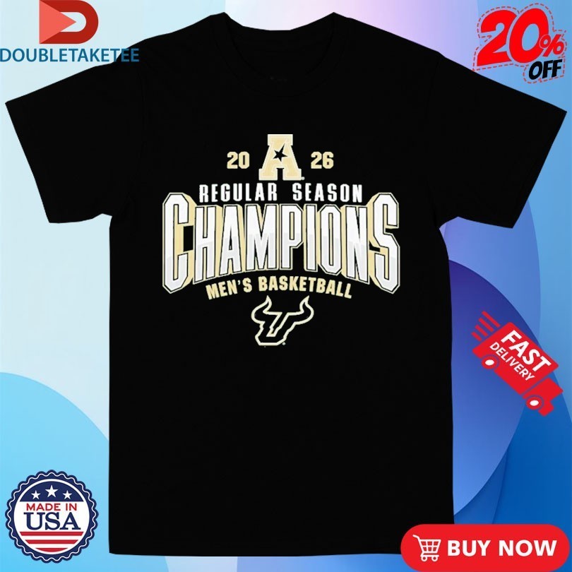 South Florida Bulls 2026 AAC Men’s Basketball Regular Season Champions Shirts