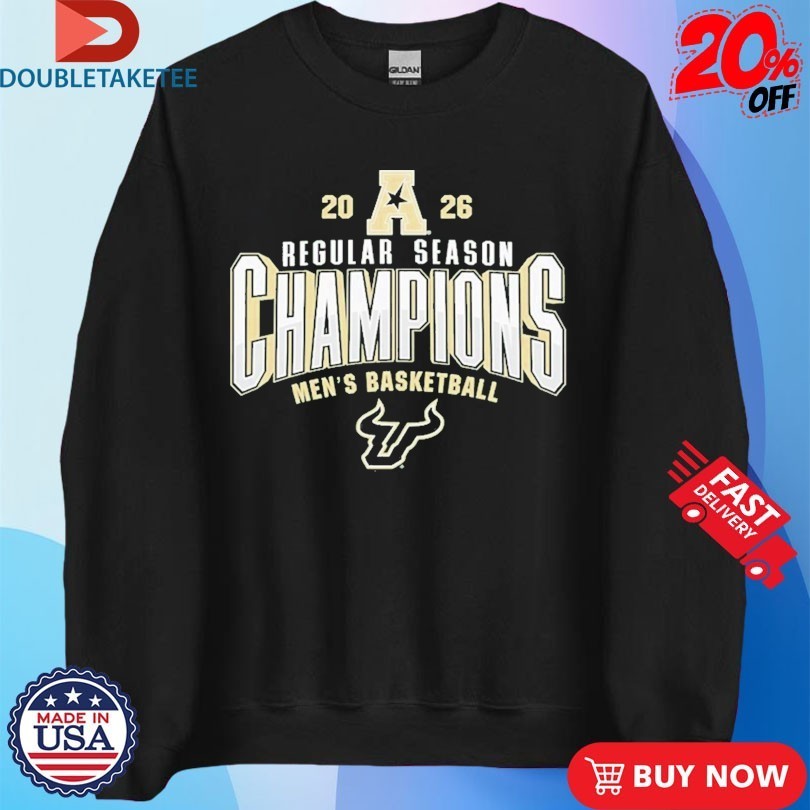 South Florida Bulls 2026 AAC Men’s Basketball Regular Season Champions Shirts