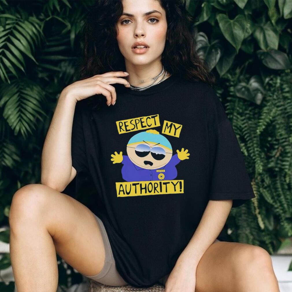 South Park Eric Cartman Respect My Authority Police Uniform T Shirt
