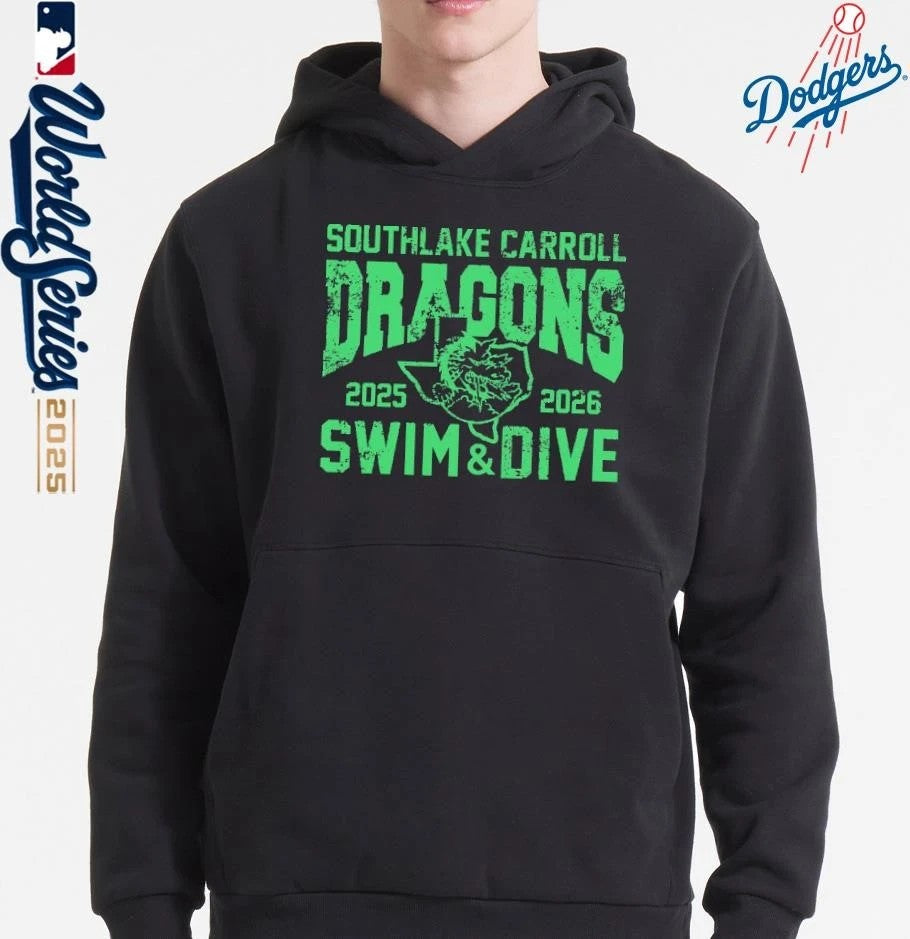 Southlake Carroll Dragon Swim Dive 2025-2026 T-Shirt