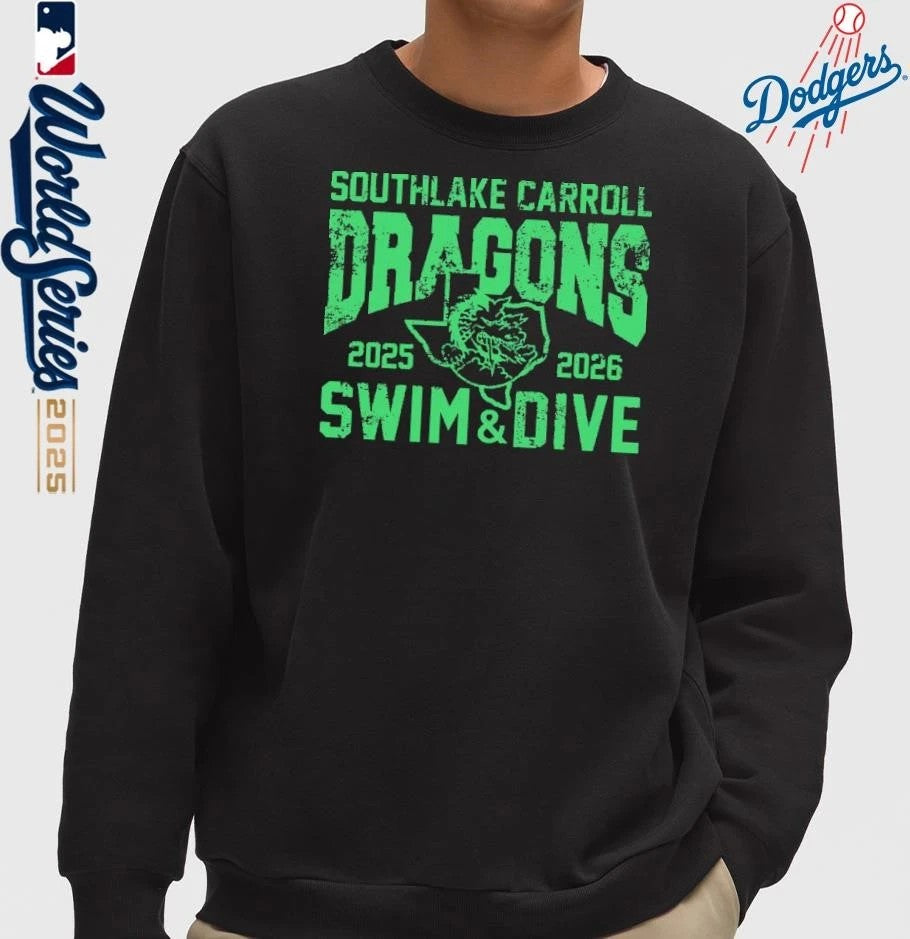 Southlake Carroll Dragon Swim Dive 2025-2026 T-Shirt